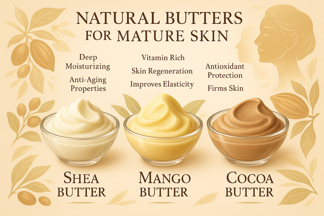 The Skin Benefits of Shea, Mango, and Cocoa Butter (and Why We Use Them in Handmade Soap). - Ageless Natural Beauty Handmade Soap and Soy Candles