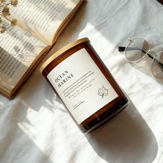 Ocean Marine  Soy & Coconut Candle