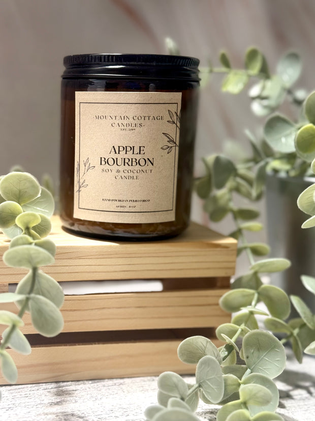 Apple Bourbon Soy & Coconut Candle
