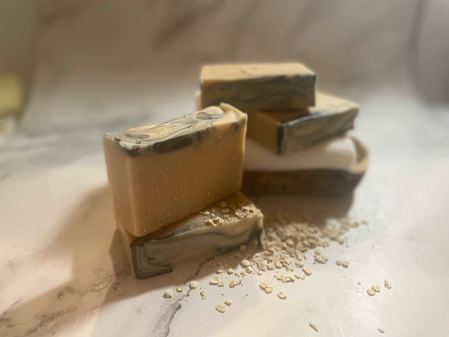 Oatmeal & Honey Soap - Ageless Natural Beauty Handmade Soap and Soy Candles