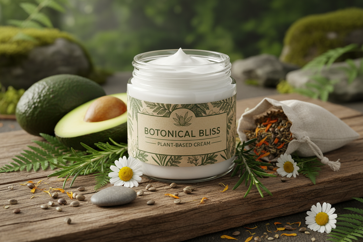 plant based jamber jar cream with nature in mind